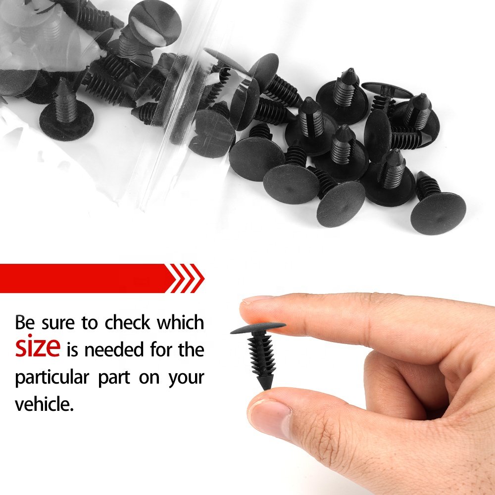 Wholesale Hole Fender Liner Clips Auto Plastic Push Type Retainer Bumper Fasteners Clips