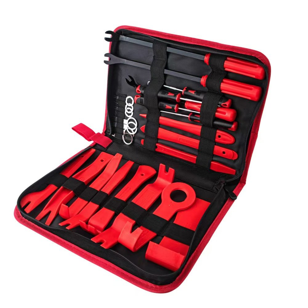 19PCS Trimming Removal Tool Bumper Fixing Clamp Set Fastener Removal Tool Removal Clamp Kit