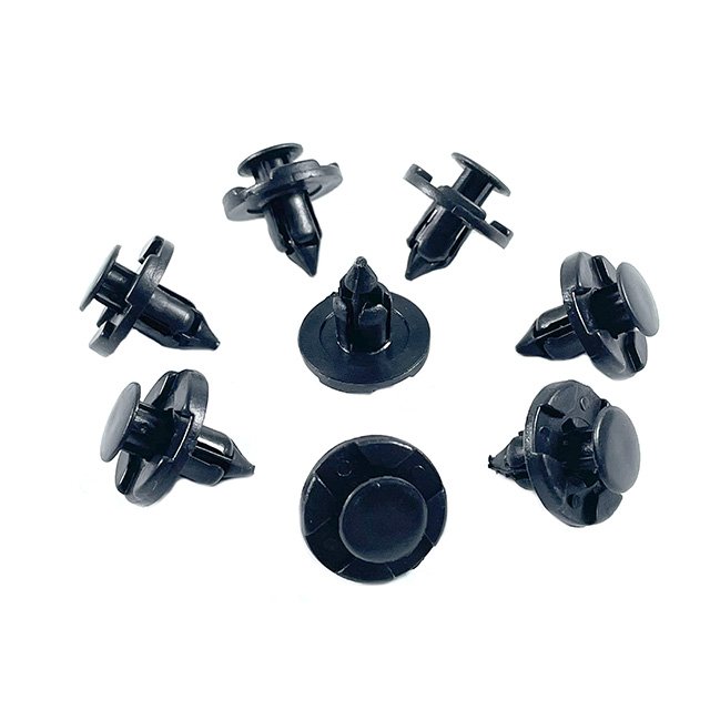 100pcs Per Pack 01553-09321 Door Automotive Fasteners 8Mm Hole Auto Plastic Bumper Clips For Car Pins