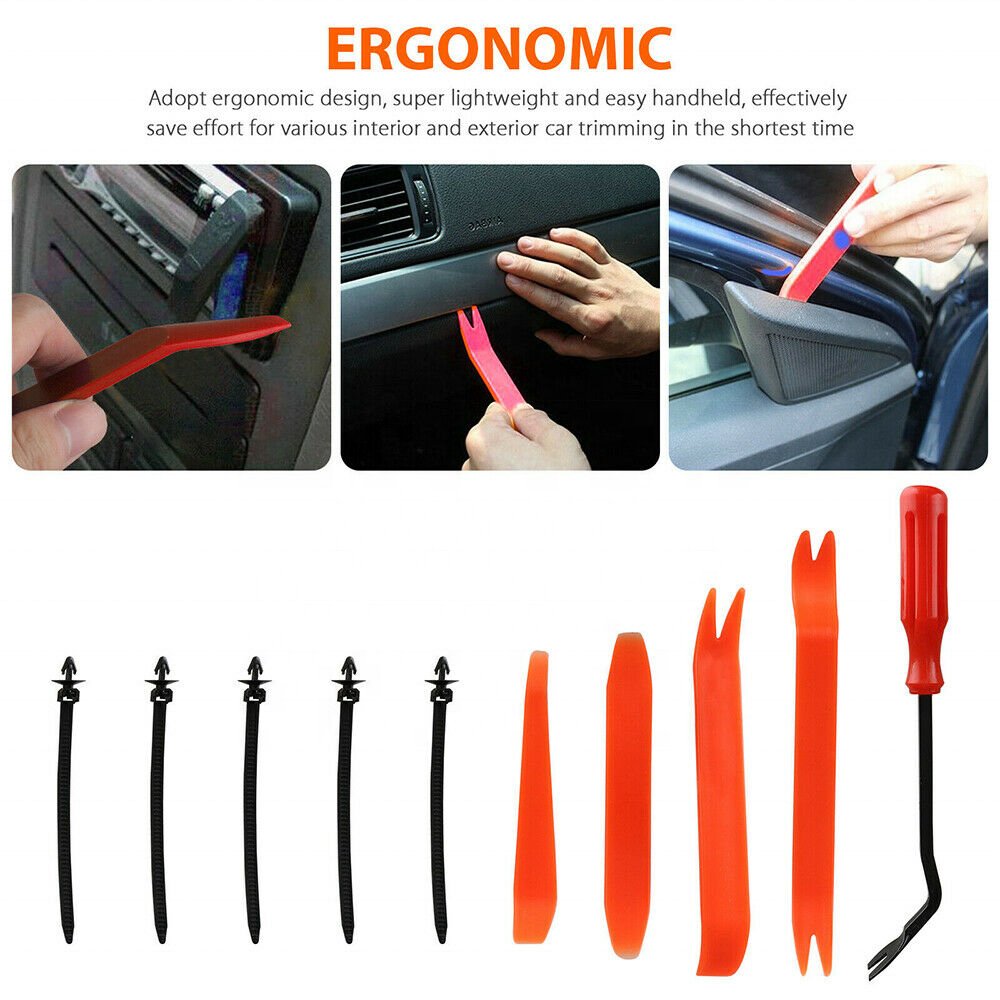 Car Body 635pcs Plastic Push Pin Clips Fender Bumper Fasteners Rivet Clips Set