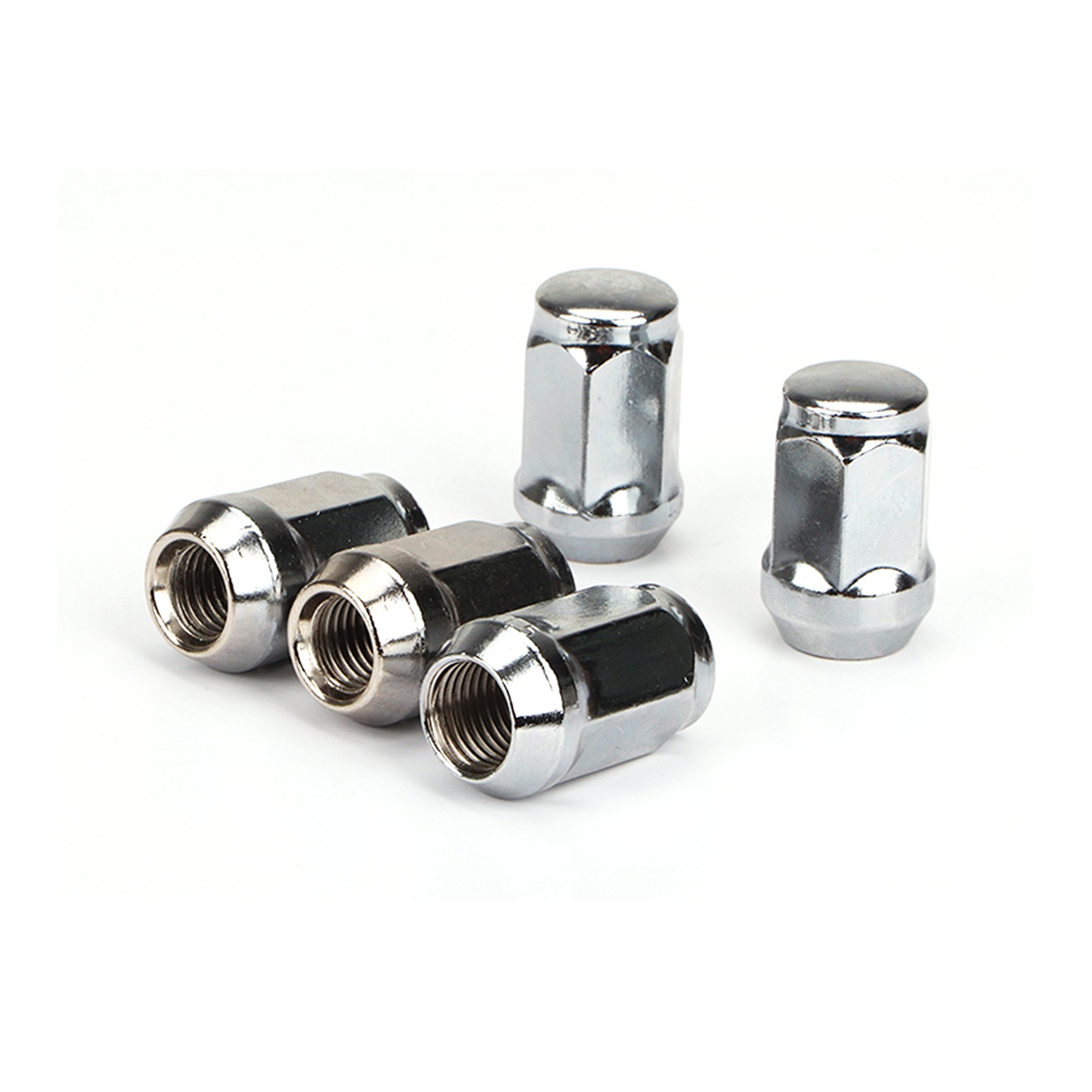 Wheel lug nut m12 * 1.25 steel wheel nuts M12 * 1.5 chrome plated locking lug nuts