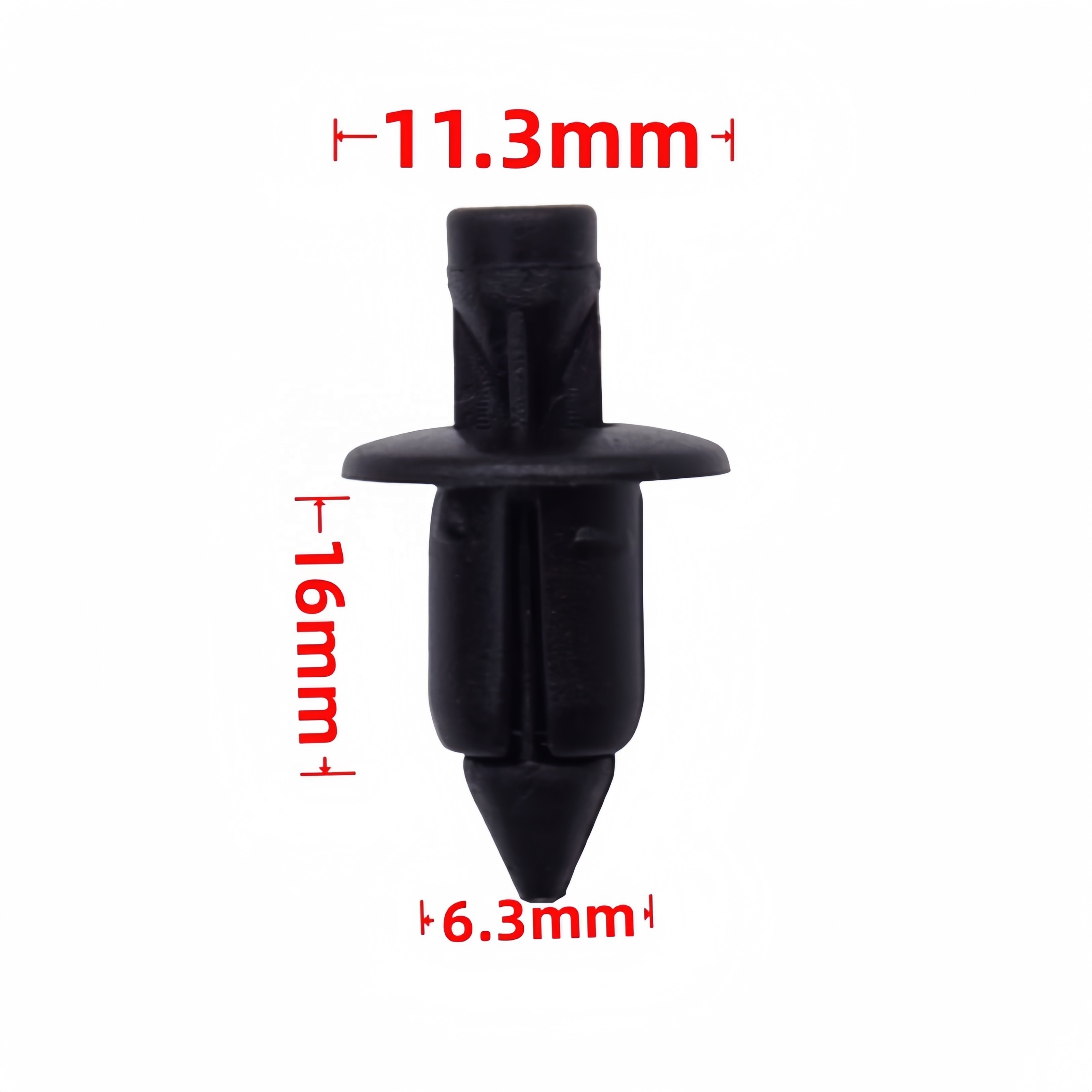 Plastic Push Type Fastener Push-in Rivets Plastic Fasteners Clips 01553-01155