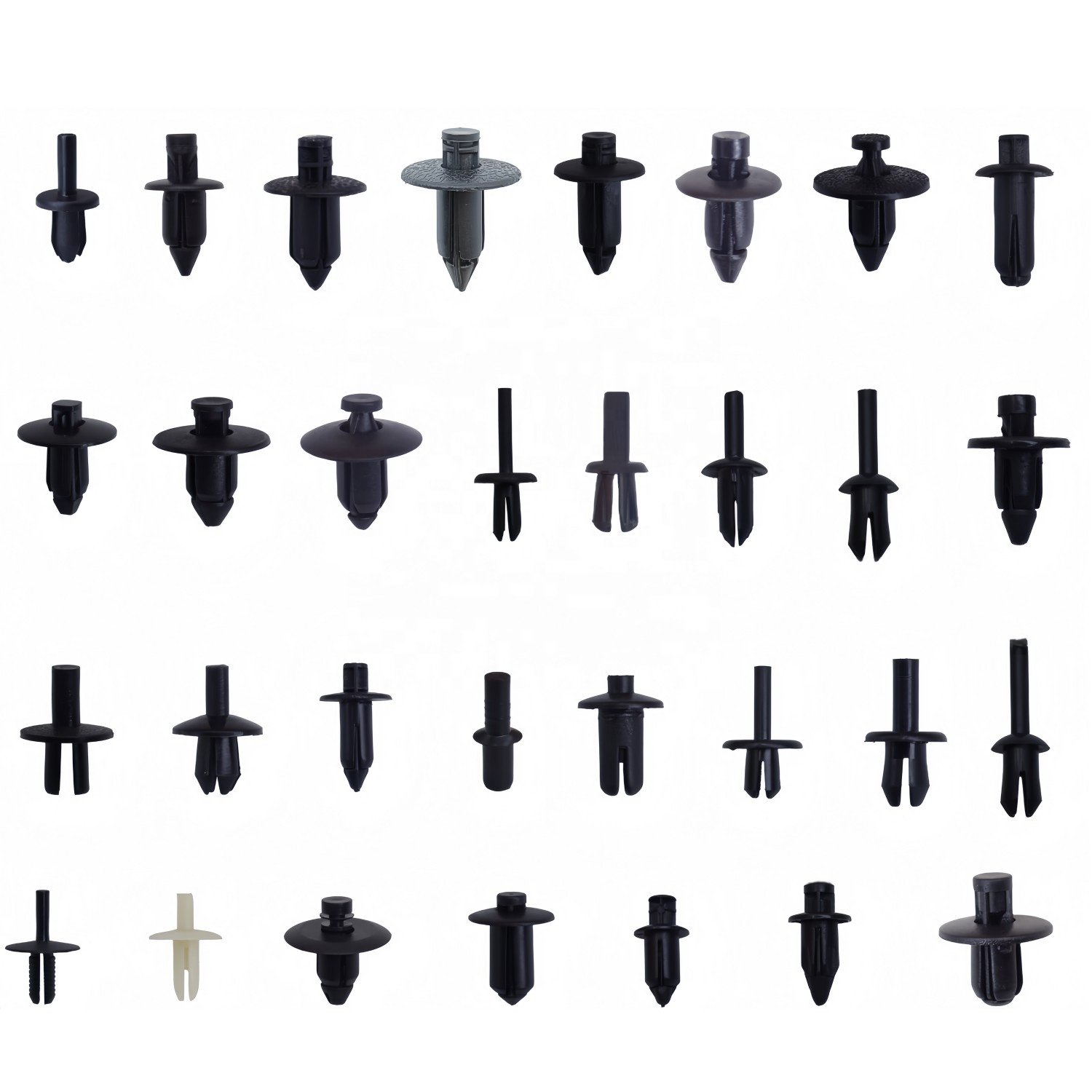 Plastic Push Type Fastener Push-in Rivets Plastic Fasteners Clips 01553-01155