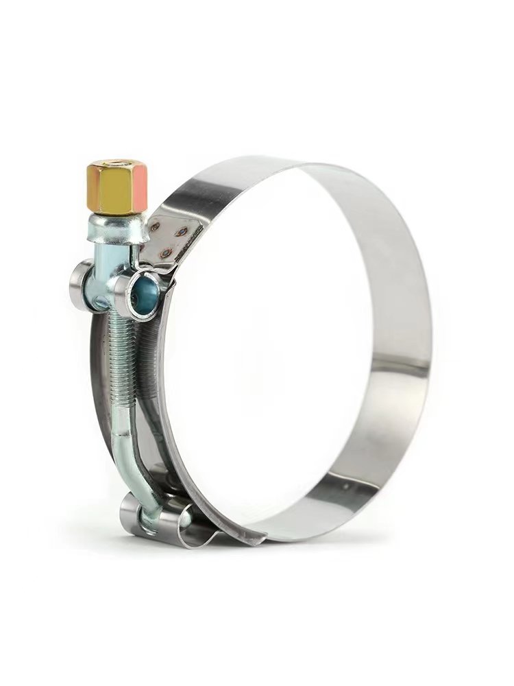 High-quality Stainless Steel T-bolt Hose Clamp T Bolt Super Hose Clamp With Spring