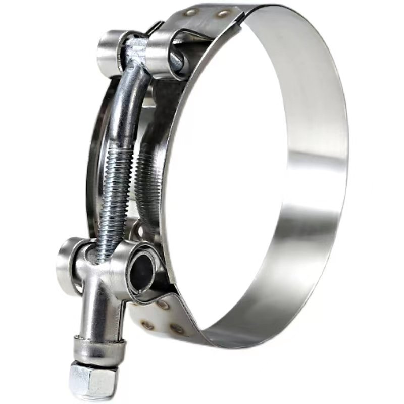 High-quality Stainless Steel T-bolt Hose Clamp T Bolt Super Hose Clamp With Spring