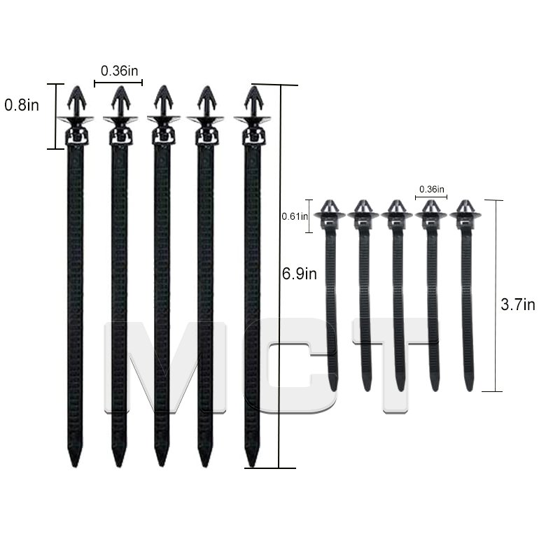 645pcs Car Vehicle Retainer Plastic Fasteners Push Trim Clips Pin Rivet Bumper Boxed plastic fasteners