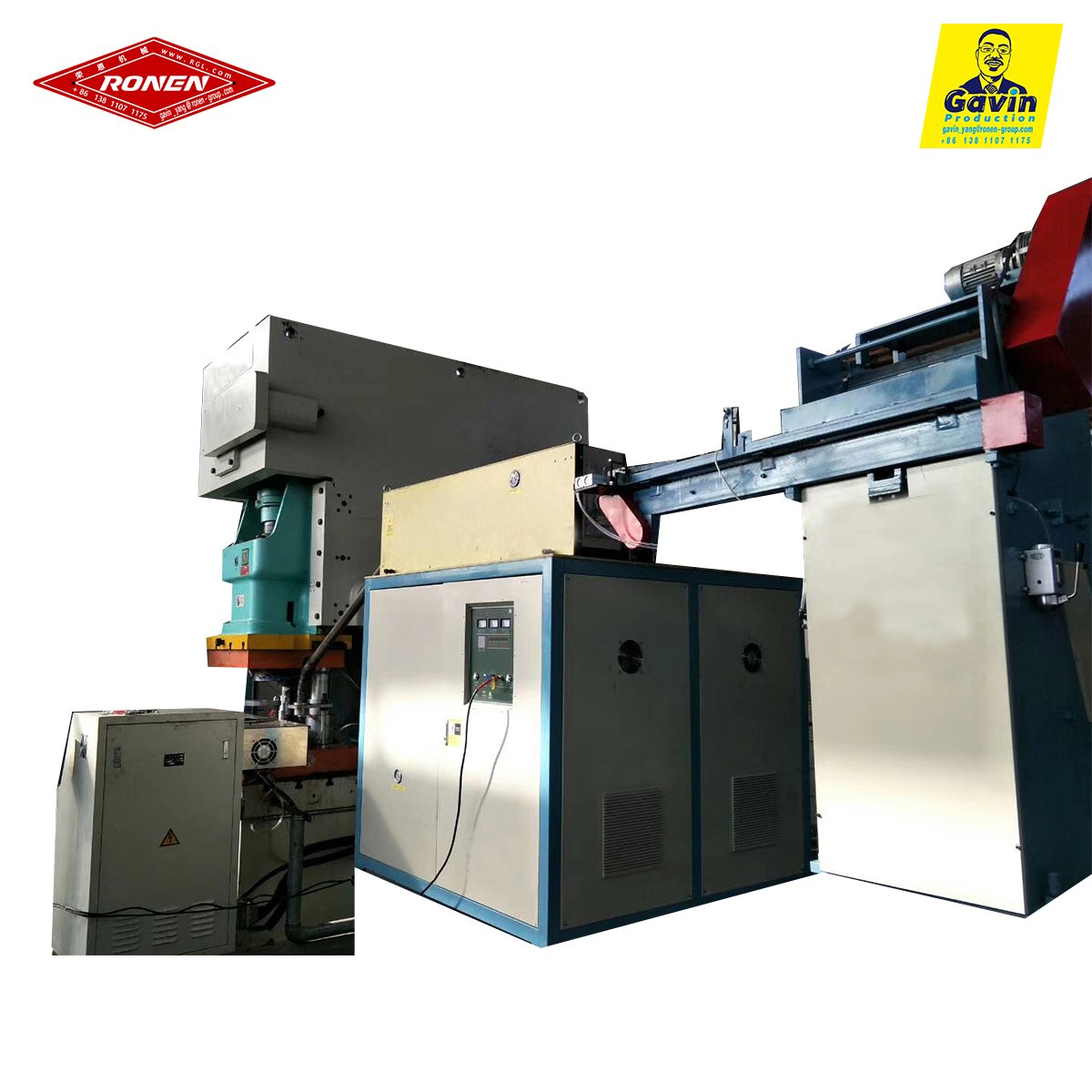High Speed Auto Parts 400Tons Hot Punching Bolts Production Line Nut Forging Machine