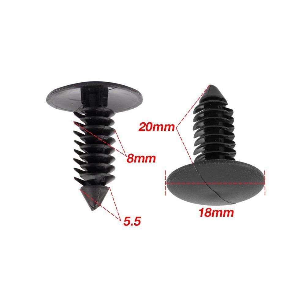 auto plastic retainer clips nylon POM car rivet clips fasteners for car clips