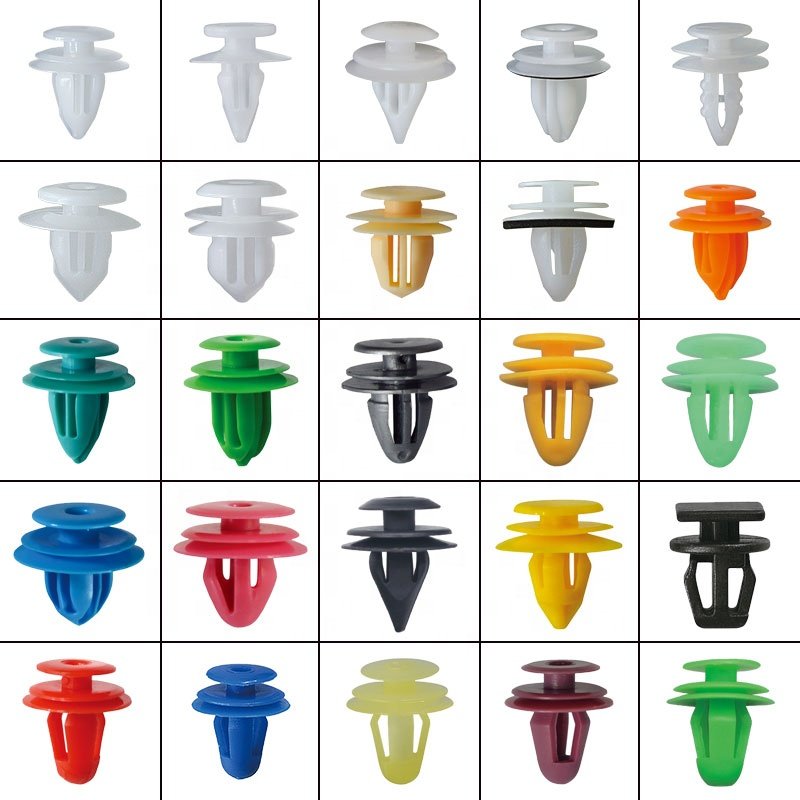 New Auto Trim Fasteners Car Shield Retainer Clips in Nylon Plastic and POM for Automotive Parts
