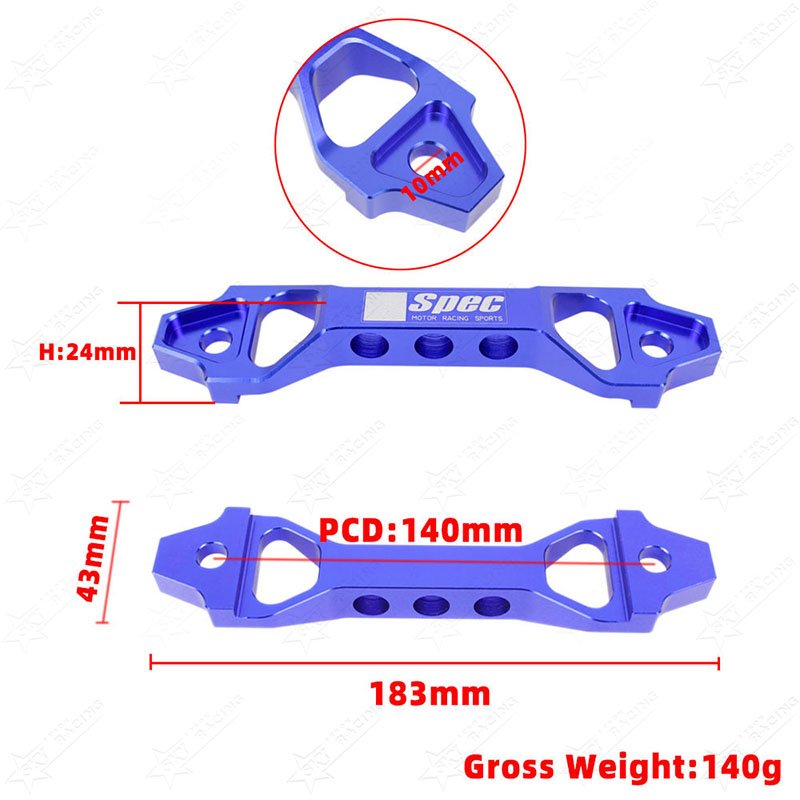 D1 Spec JDM Racing Small Big Aluminum Alloy Auto Battery Fasten Bracket Holder Car Battery Tie Down Brace for Honda Civic