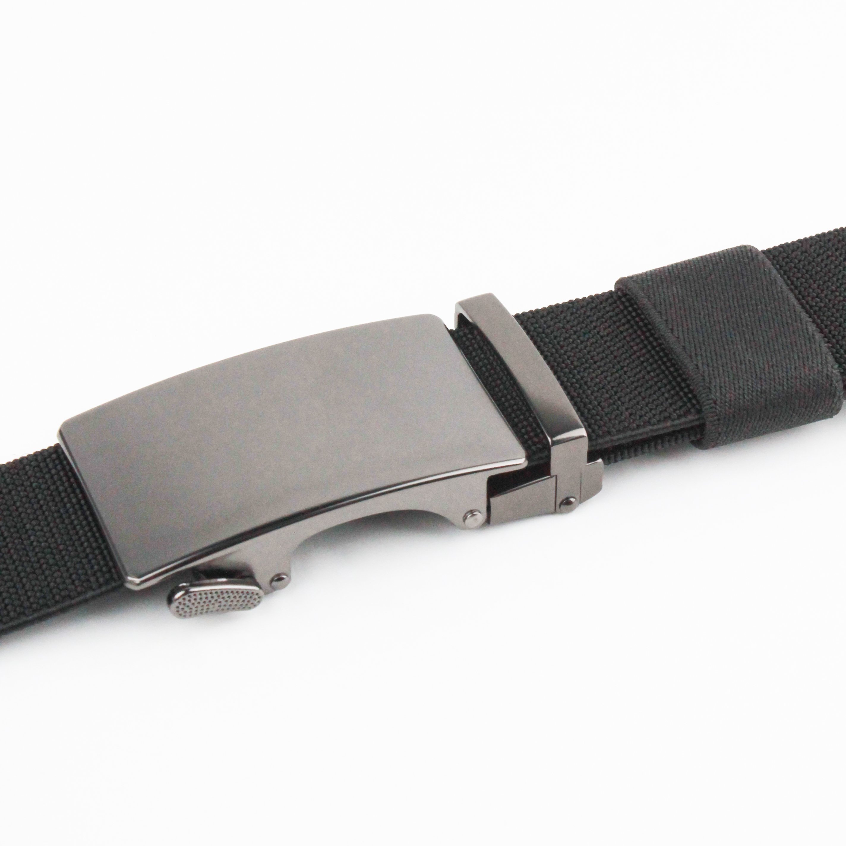 High Quality Custom Canvas Men's Training Waist Belt Automatic Alloy Buckle Polyester Webbing Nylon Strap