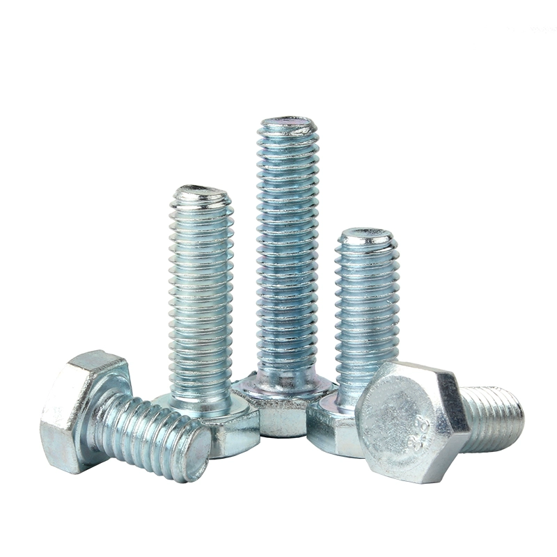 High Quality 8.8 10.9 12.9 Class Hexagonal Bolts Factory Price DIN933 M5 - M30 Fastener Manufacturer