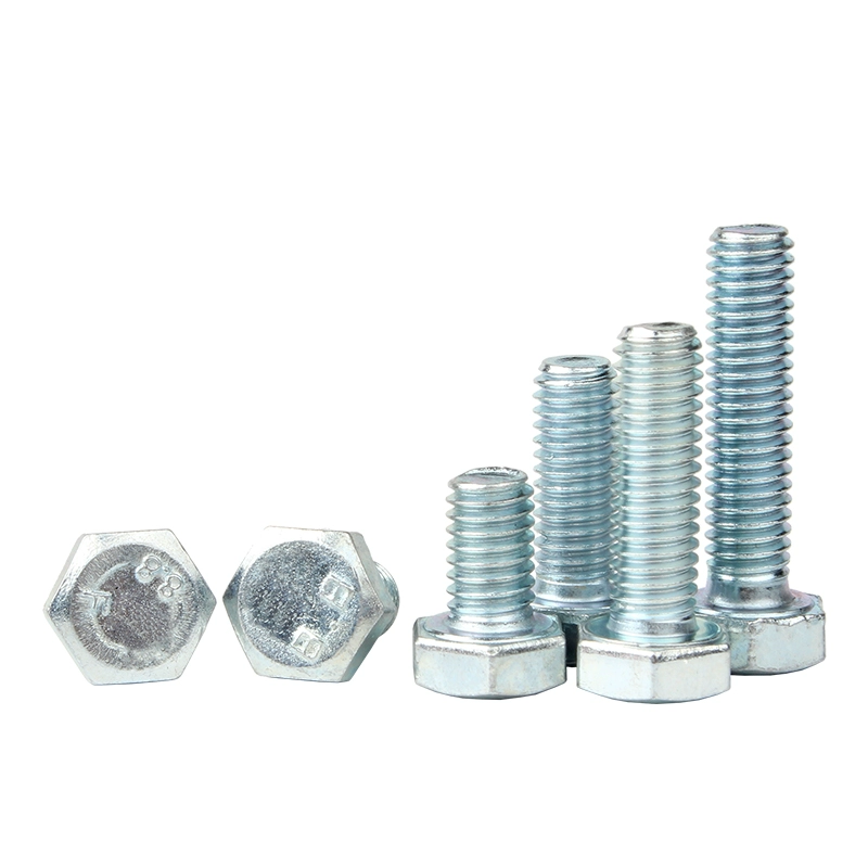 High Quality 8.8 10.9 12.9 Class Hexagonal Bolts Factory Price DIN933 M5 - M30 Fastener Manufacturer