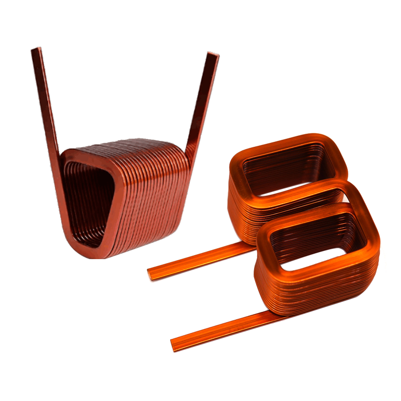 Spring Manufacturer Copper Flat Wire Inductor Air Core Inductor Coils
