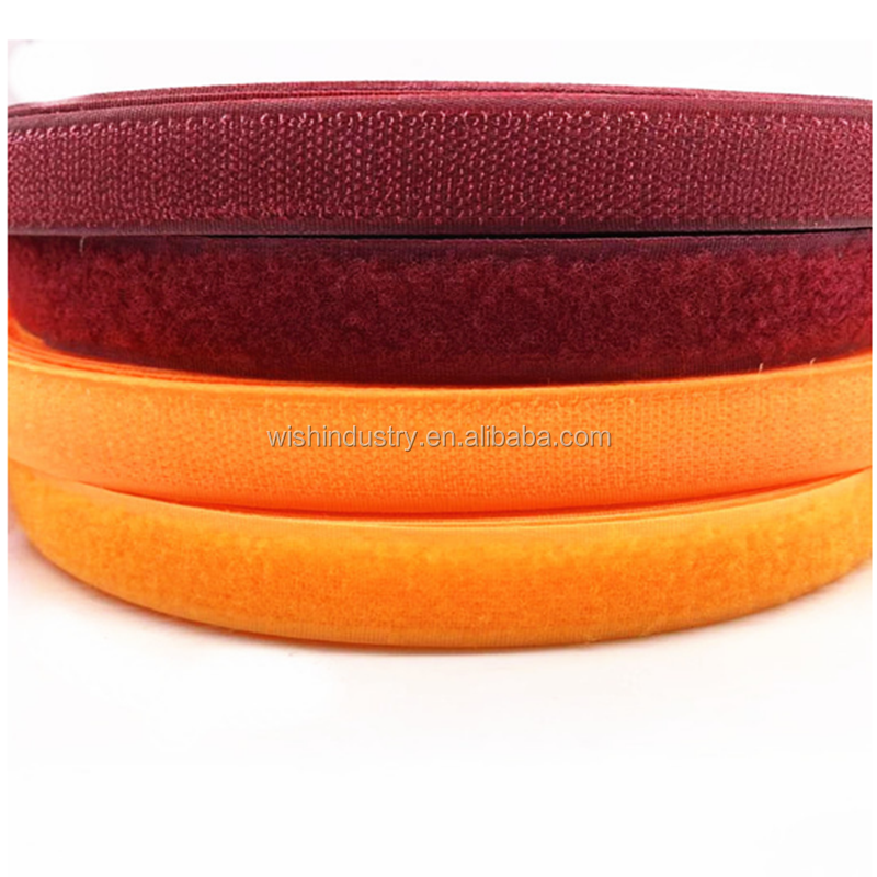 Customize Hook And loop Fastener Reusable Auto Strong Fastening Tape Cloth Sticky Strips Sew On And Stick Fastener