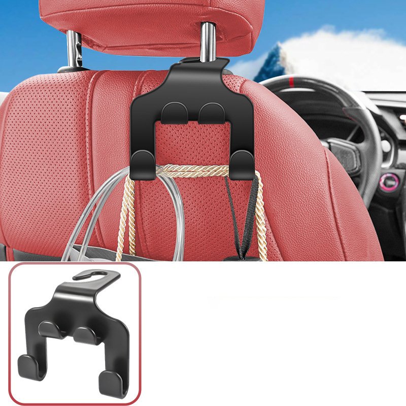 Portable Car Hook Universal Vehicle Hanger Storage Organizer Car Seat Headrest Hook