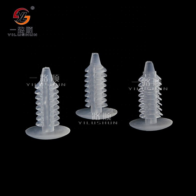 A03 Black Body Clips And Fasteners Plastic Rivets 100PCS/BAG