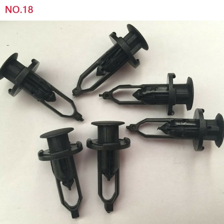 Hot Sale 9mm Auto Car Accessories Plastic Fastener Clip for toyota corolla Camry Front Bumper Fixed S-18