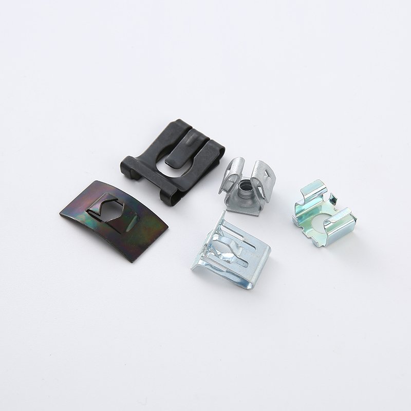 Custom Made Shape Metal Tube Spring Clip Metal Auto Parts Fastener Pressure Metal Clip