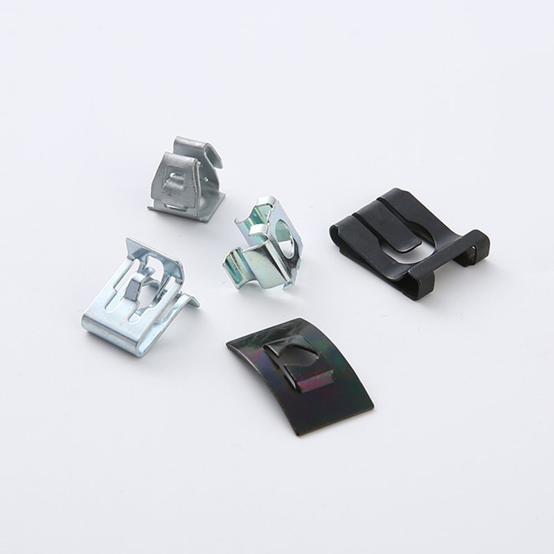 Custom Made Shape Metal Tube Spring Clip Metal Auto Parts Fastener Pressure Metal Clip