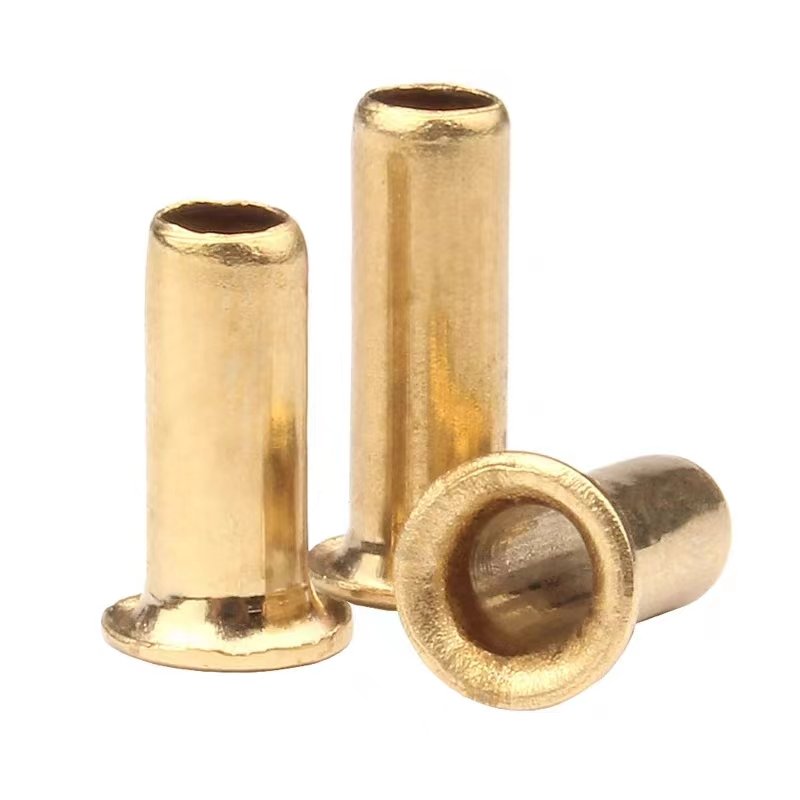 Customised copper hollow rivet 304 stainless steel hollow rivet