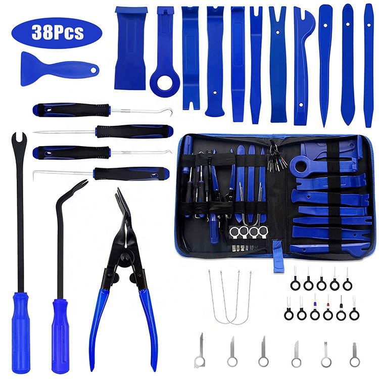 Car audio Disassembly Tool 38pcs Vehicle Clip rivet fastener door Panel Auto Trim Removal Tools Set