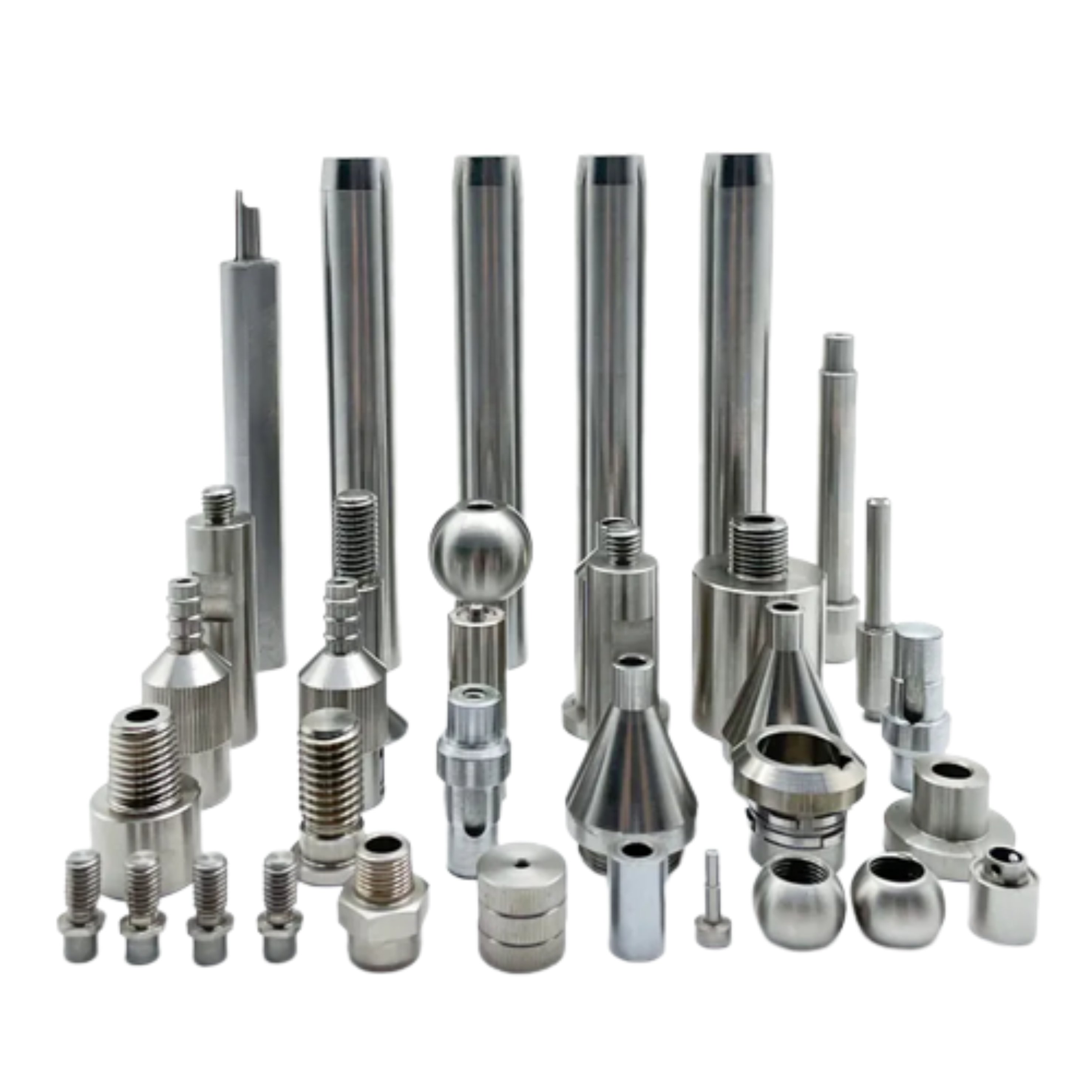 OEM Precision Auto Spare Parts Brass Aluminium Steel Iron Milling Machining Turning DIN Standard Hex Bolt