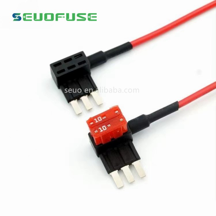 5A-30A Add-a-circuit TAP 3 Prong Micro car fuse holder raspberry camera tap add a circuit blade mini fuse holder