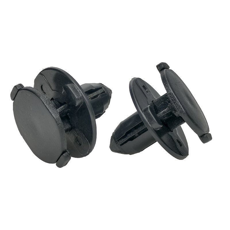 100 Auto Fasteners Fits 8mm Diameter Holes Black Push Retainer Rivet Clips for Bumper Fender Trim Clips 015532DR9A