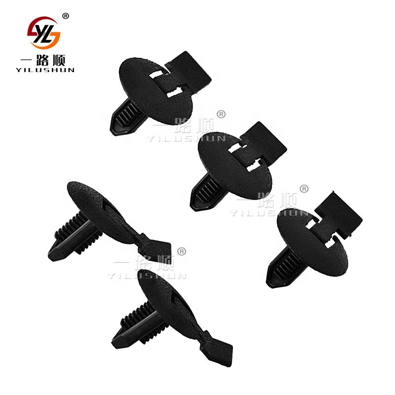 A52 Custom auto car nylon rivet plastic vent fastener clips push in 5-6mm