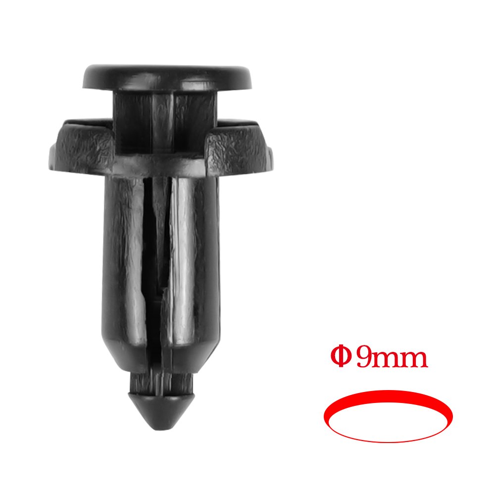 QGZ202 Auto Parts Push Type Car Door Panel Trim Fender Bumper Nylon Plastic Clips Auto Fastener for Honda/Nissan