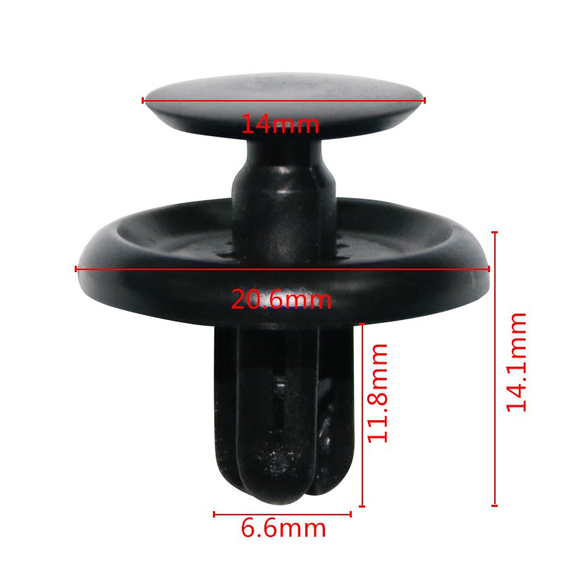 Plastic Push Type Rivets Auto Plastic Clips and Fasteners Auto Body Clips Plastic Clips for Cars10933
