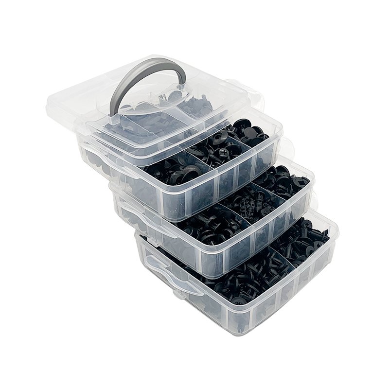 New Nylon Car Retainer Clips Kit POM Plastic Automotive Parts with Push Retainer Bumper Fastener Vehicle Bumper Clips