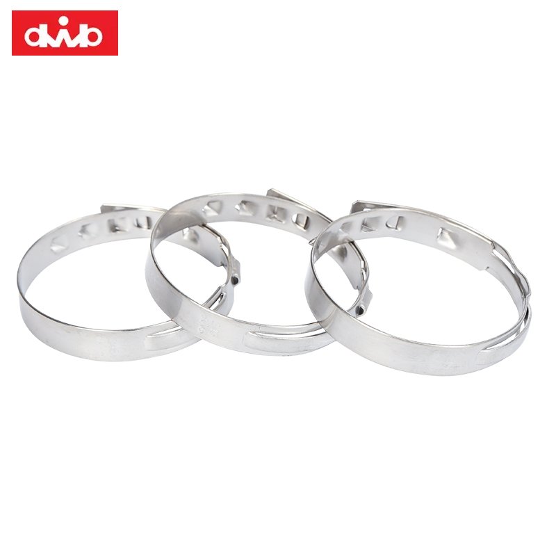 Different Sizes Car Tube Used Stainless Steel Single Ear Hose Clamp 304 SS CV Boot clamps Transmission Shaft Clamp