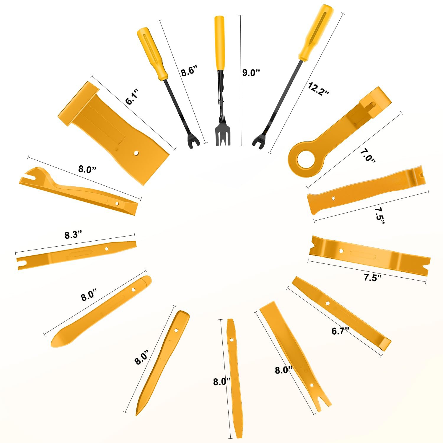 Wholesale Auto Pry Kit Car Panel Radio Removal Clip Pliers Push Pin Bumper Retainer Set Fastener Terminal Trim Removal Tool