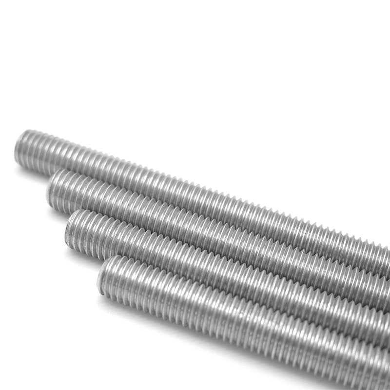Customized Metric Steel M1 M2 M4 M8 M12 M16 M18 M22 Thread Rod Stud Bolt