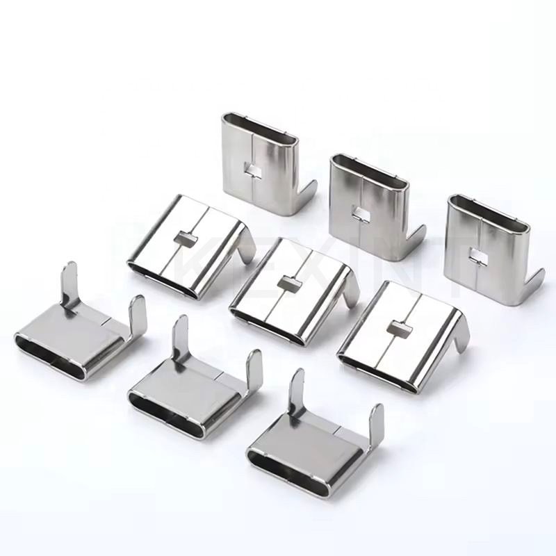 KEXINT 201 304 316 Stainless Steel Tie Buckle 1/4 '3/8' 5/8 '3/4 "' Airfoil Type L Type Banding buckle