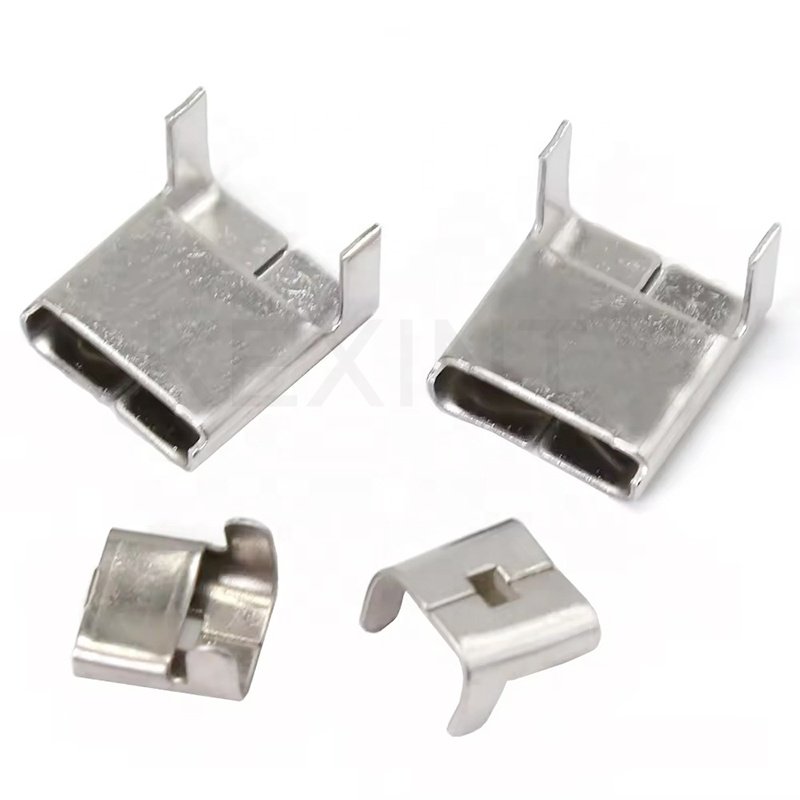 KEXINT 201 304 316 Stainless Steel Tie Buckle 1/4 '3/8' 5/8 '3/4 "' Airfoil Type L Type Banding buckle