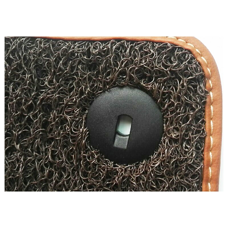 2Pcs Fixing Grips Clamps Floor Mats Holders Car Mat Carpet Clips Fixing Grips Clamps Floor Holders Sleeves Premium Black