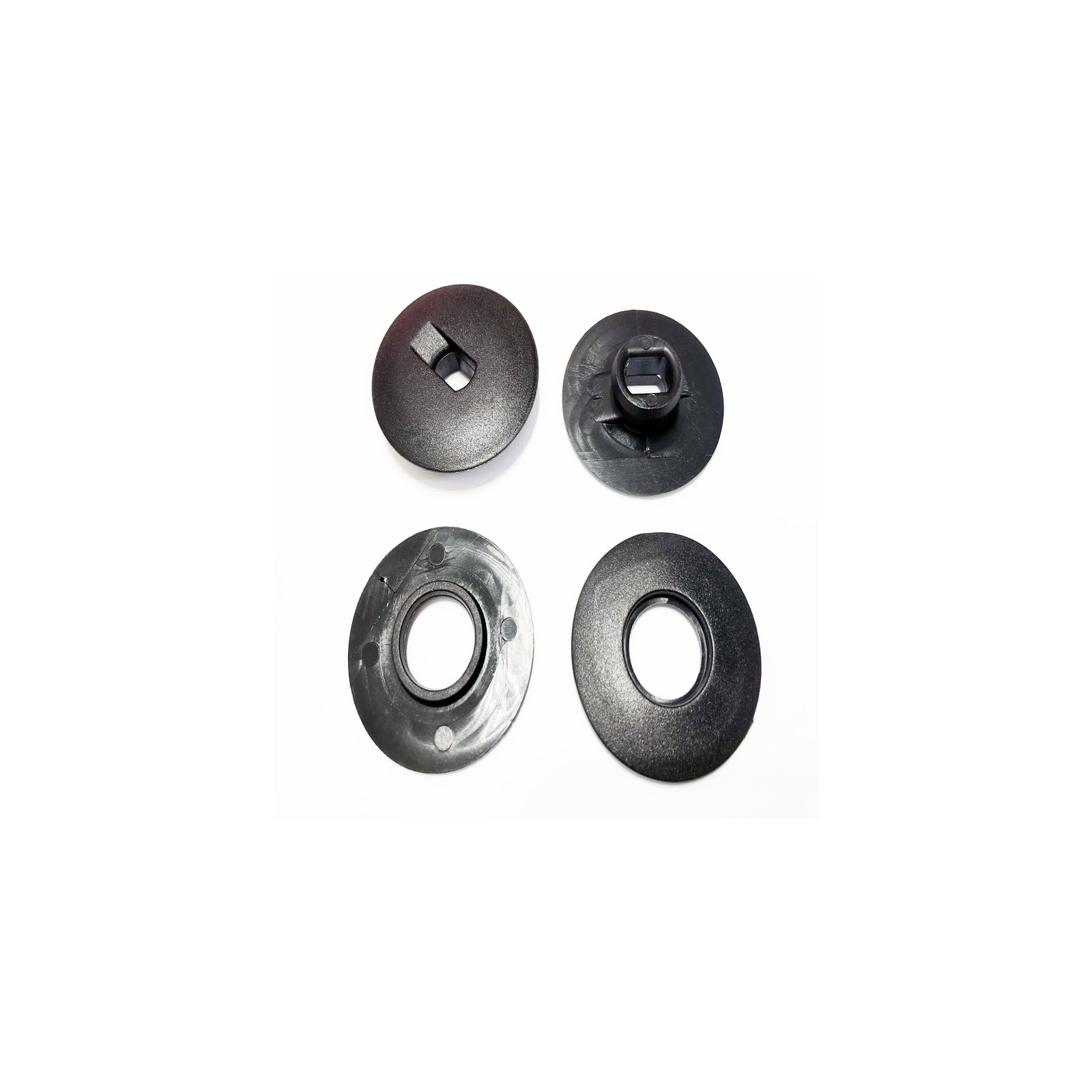 2Pcs Fixing Grips Clamps Floor Mats Holders Car Mat Carpet Clips Fixing Grips Clamps Floor Holders Sleeves Premium Black