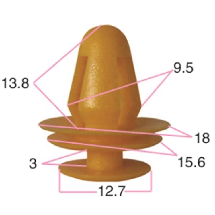High Quality Customizable Car Door Buckle Car Modified Plastic Material Clip