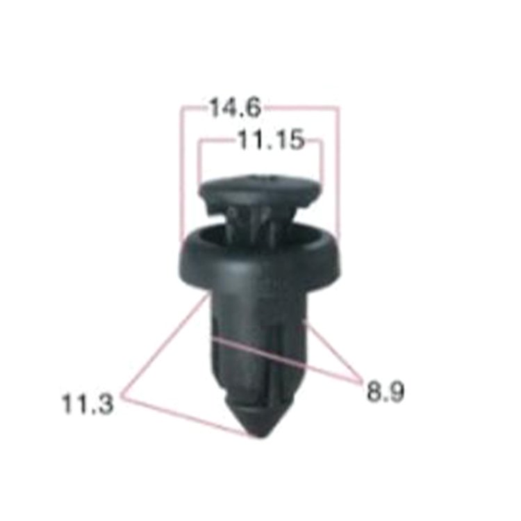 Plastic Door Body Bumper Fastener Retainer Auto Clips Push on Automotive Retainer Clips for Honda