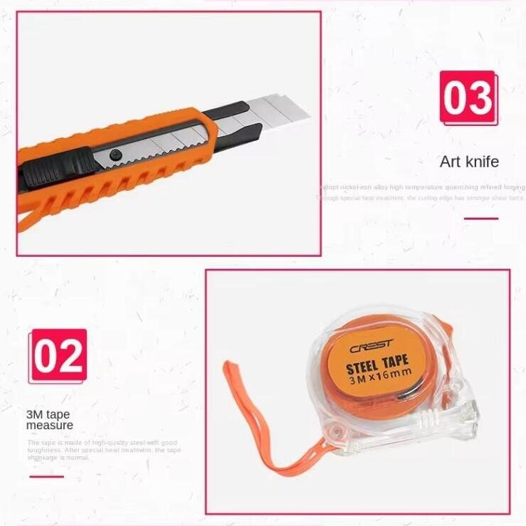 30PCS Professional Household Tool Set Combination Kits Durable Home Repair Wholesale Mechanics Tool Box Sets