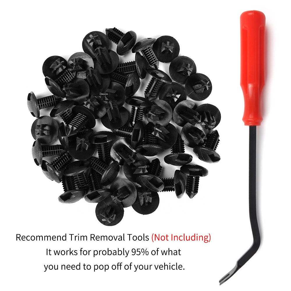 Car Plastic Fastener Clips Car Front Rear Wheel Fender Liner Screw Grommet Fit For Toyota