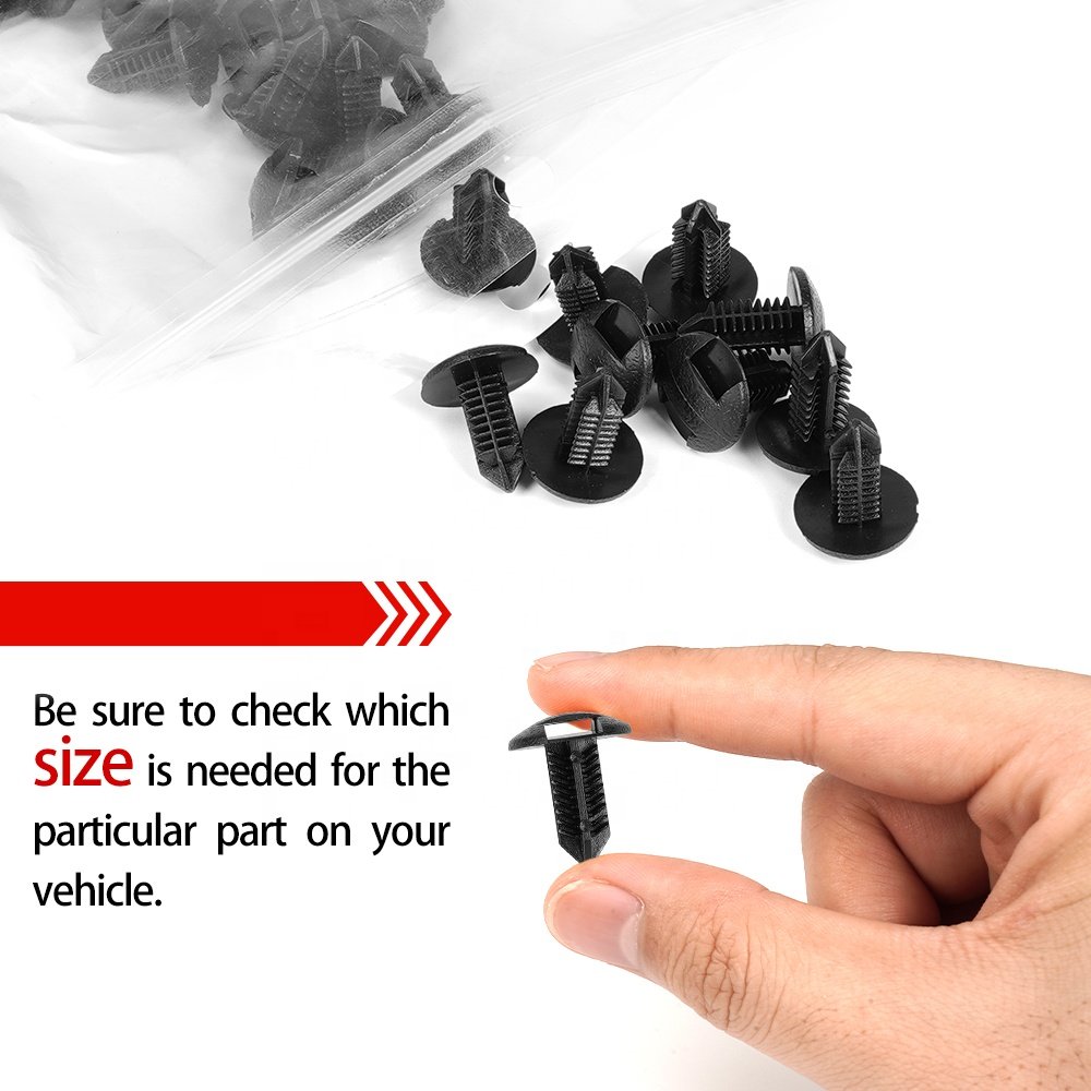 Car Plastic Fastener Clips Car Front Rear Wheel Fender Liner Screw Grommet Fit For Toyota