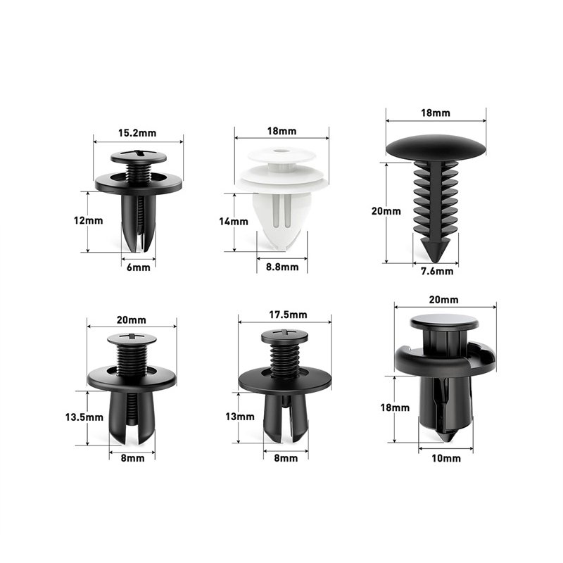 Factory Automotive Plastic Nylon Fender Bumper Interior Kits Automotive Clips