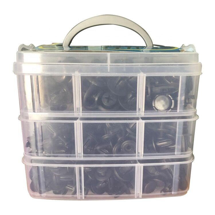 HE132 Car Push Retainer Clips & Plastic Fasteners Kit 620pcs