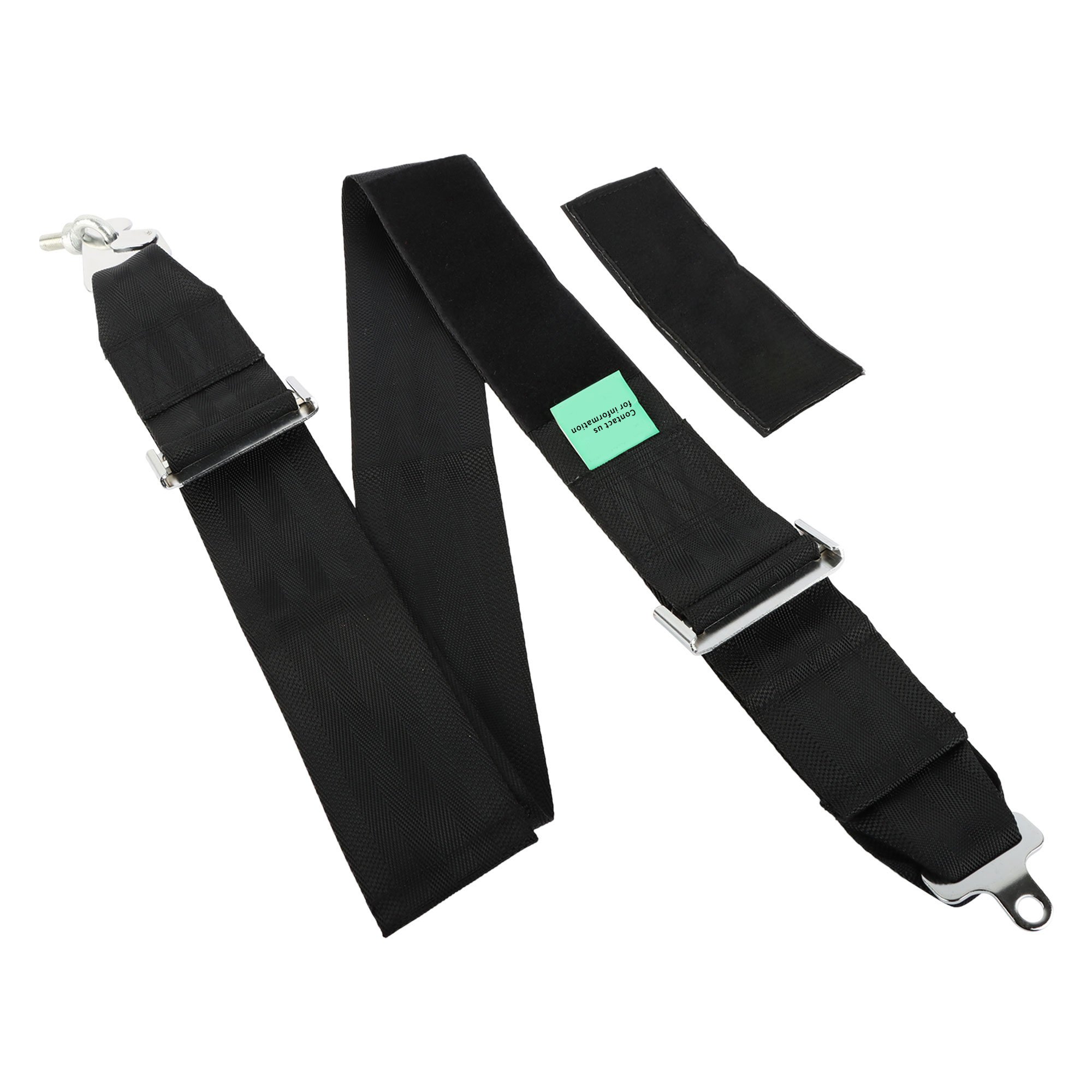 JDM 4 Points Seatbelts 3 Inch Sports Auto Safety Seat Belt Kit Seatbelt Racing Car 4 Point Racing Harness Hook and Loop Fastener