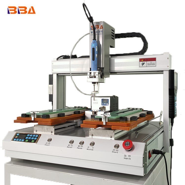 BBA Automatic XYZ screw tightening machine laptop robotic screw assembly machine auto screwdriver for bolt nut auto feeding