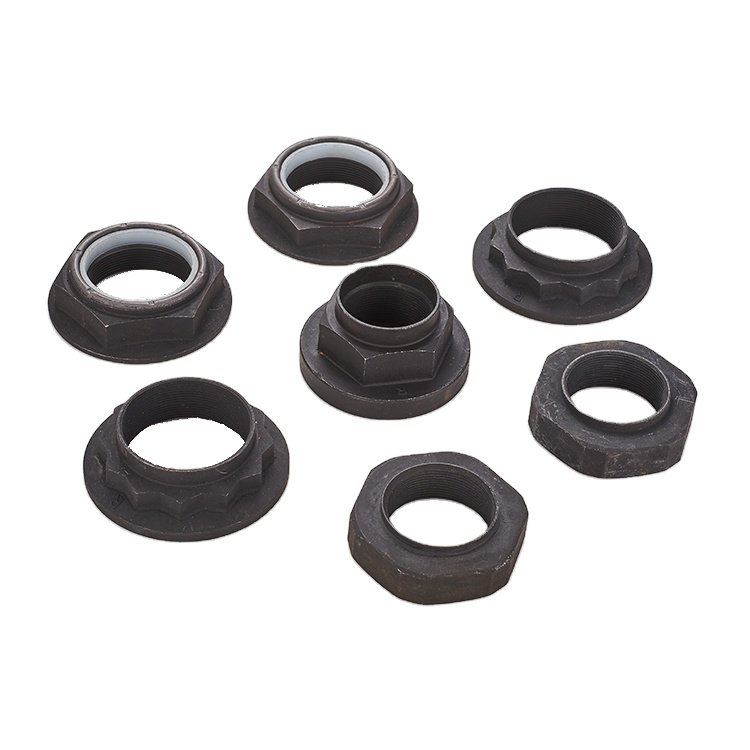 Wholesale Zinc Plated Grade 10 Carbon Steel Axle Spindle Nut for CV Joint Automobile Fastener